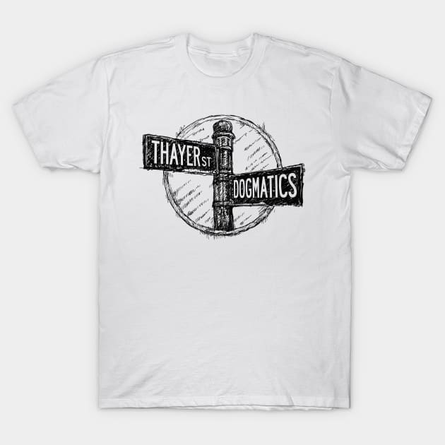 Thayer St (black) T-Shirt by thedogmatics